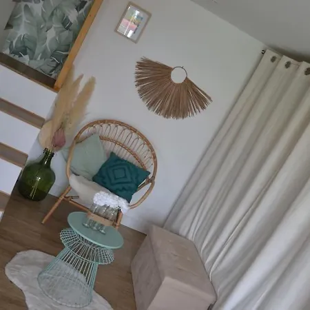 Studio Mezzanine Audenge, Cote Jardin