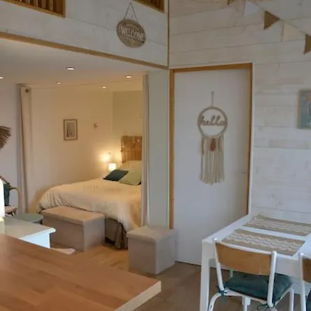 Studio Mezzanine Audenge, Cote Jardin