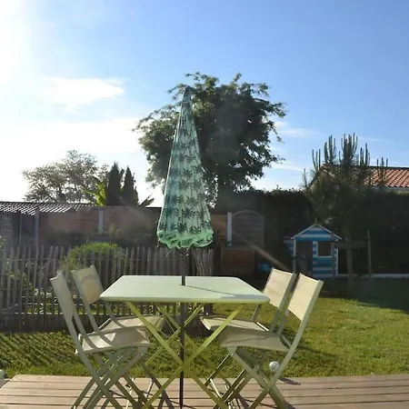Studio Mezzanine Audenge, Cote Jardin